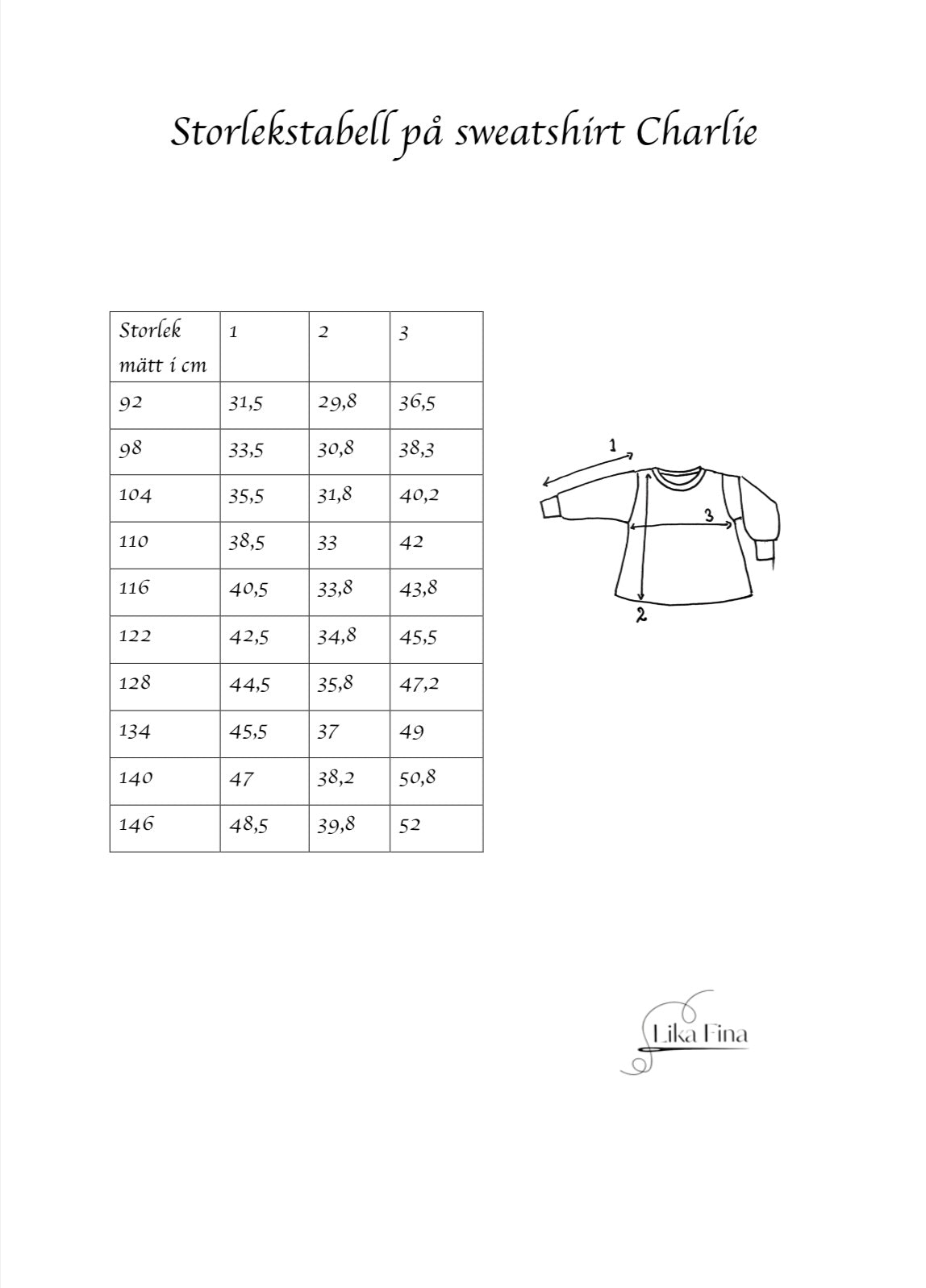 Symönster Sweatshirt Charlie Stl 92-146