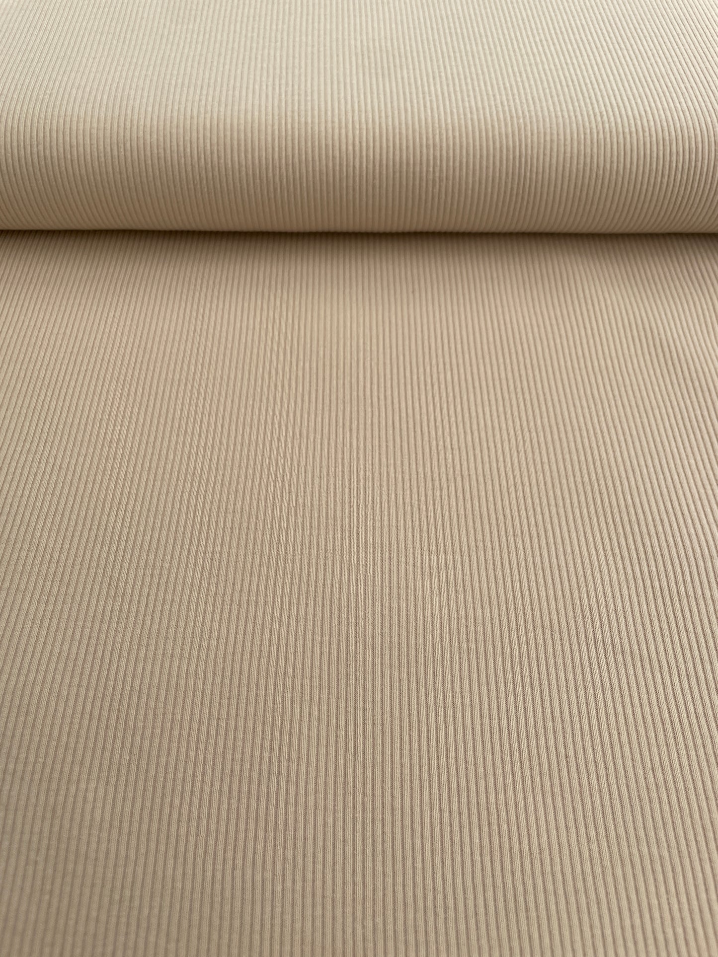 Ribbad Jersey Light Beige
