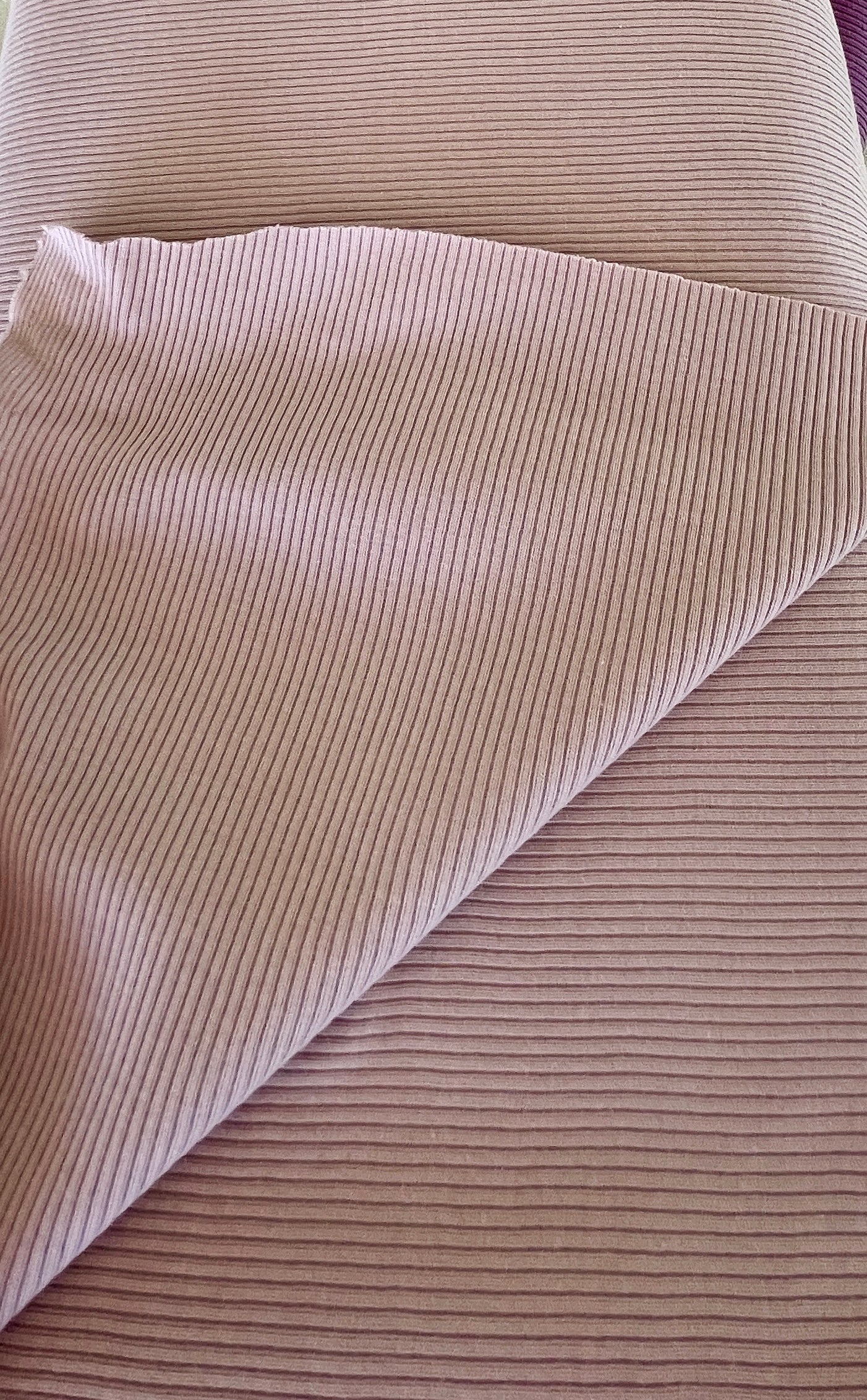 Ribbad Jersey Old Pink