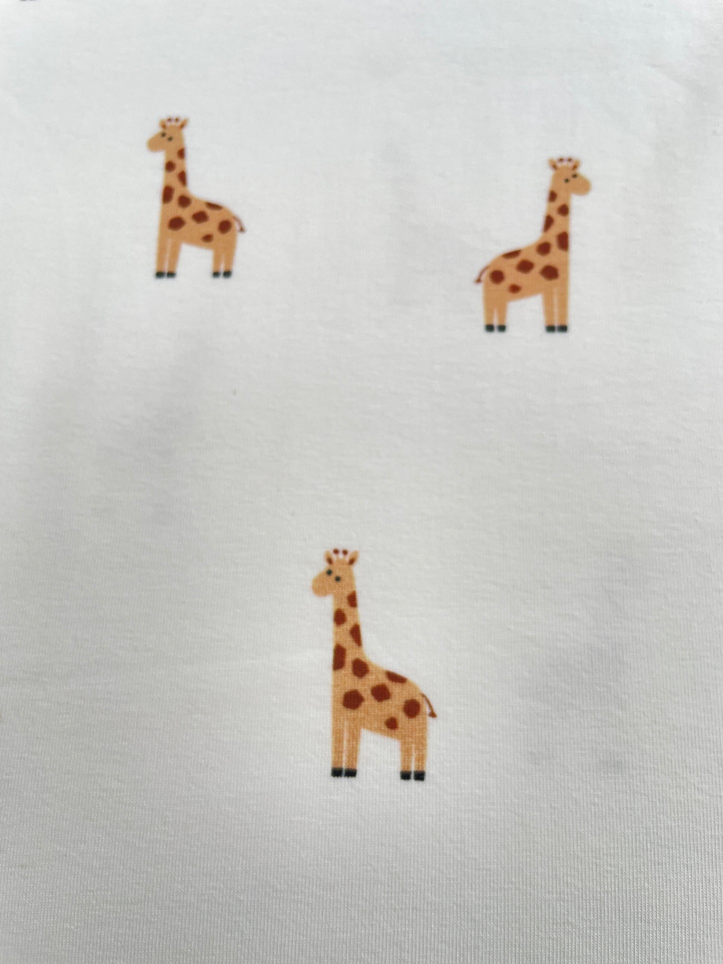 Bomullsjersey giraffer