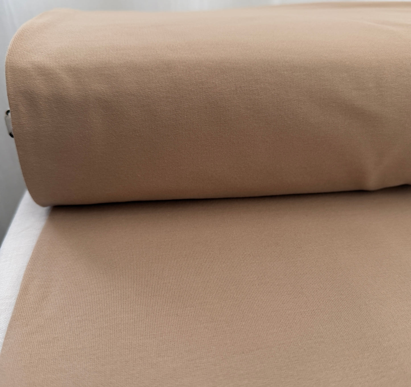 College, mjuk flossad insida ekologisk, Dark beige