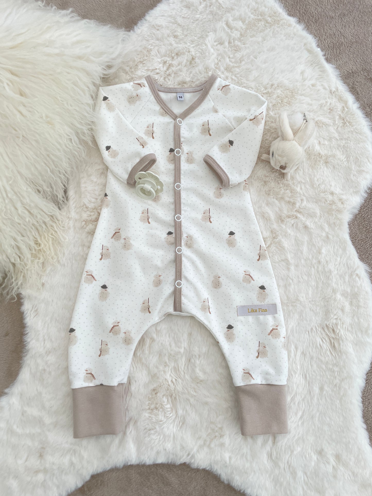 Baggydress m snögubbar