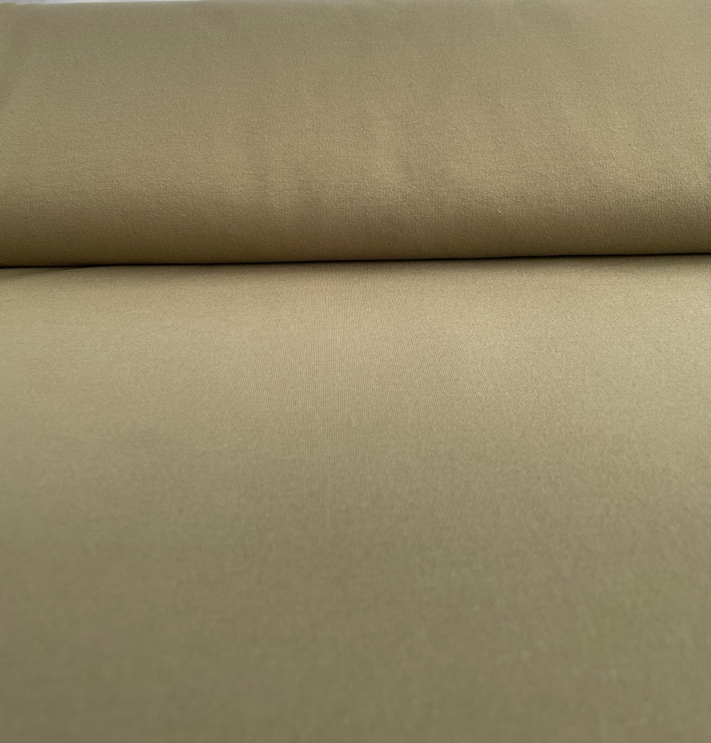 French Terry mjuk flossad insida Ekologisk Olive
