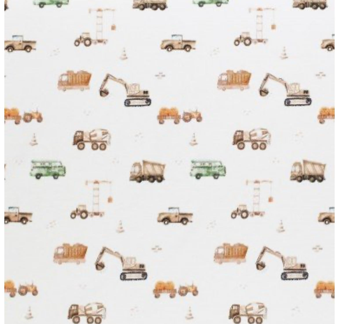 Trikåtyg med fordon