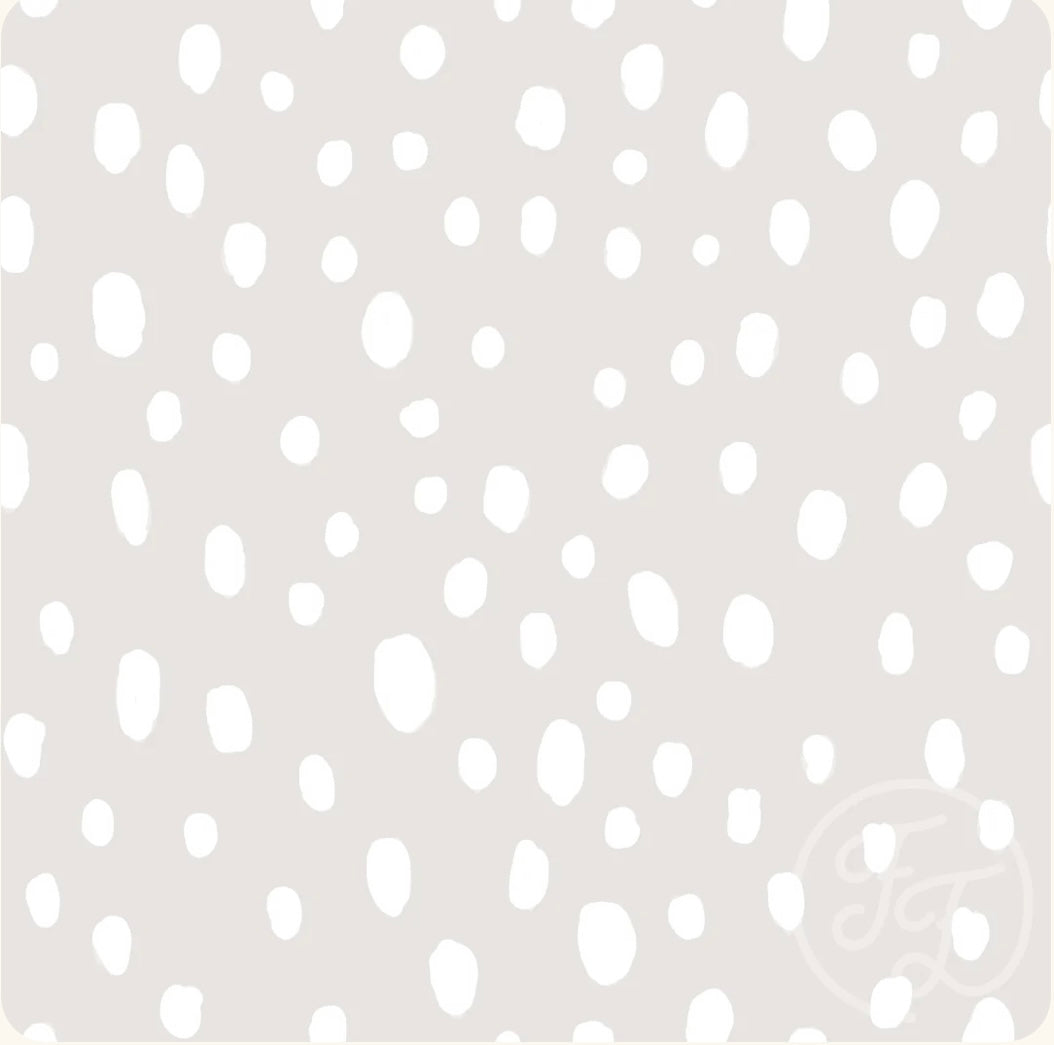 Prick Trikåtyg ljusgrå