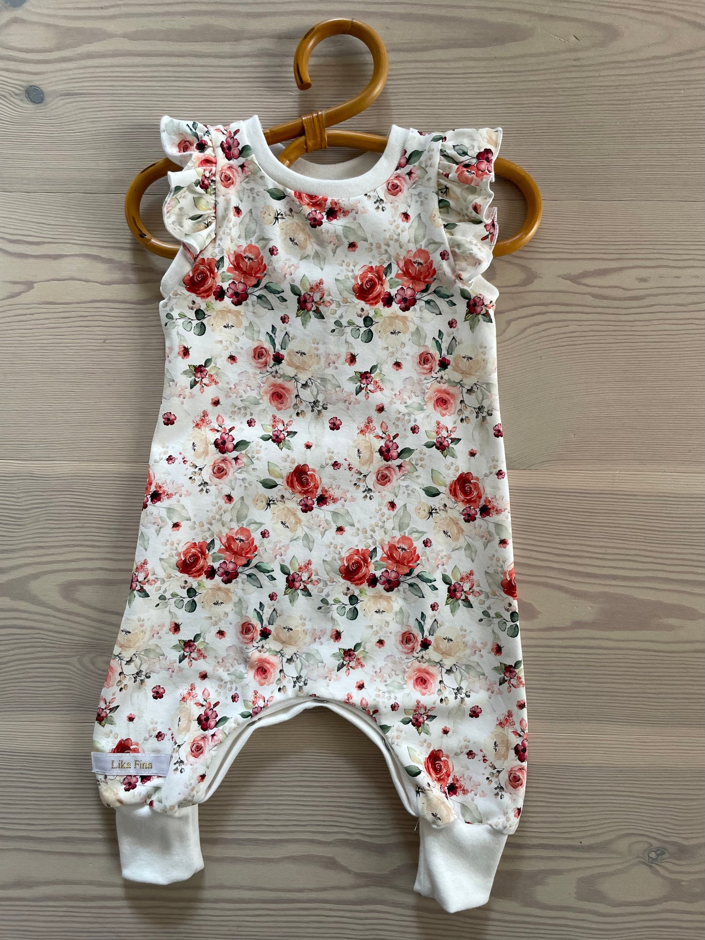 Byxdress blommig Selma Stl 62/68