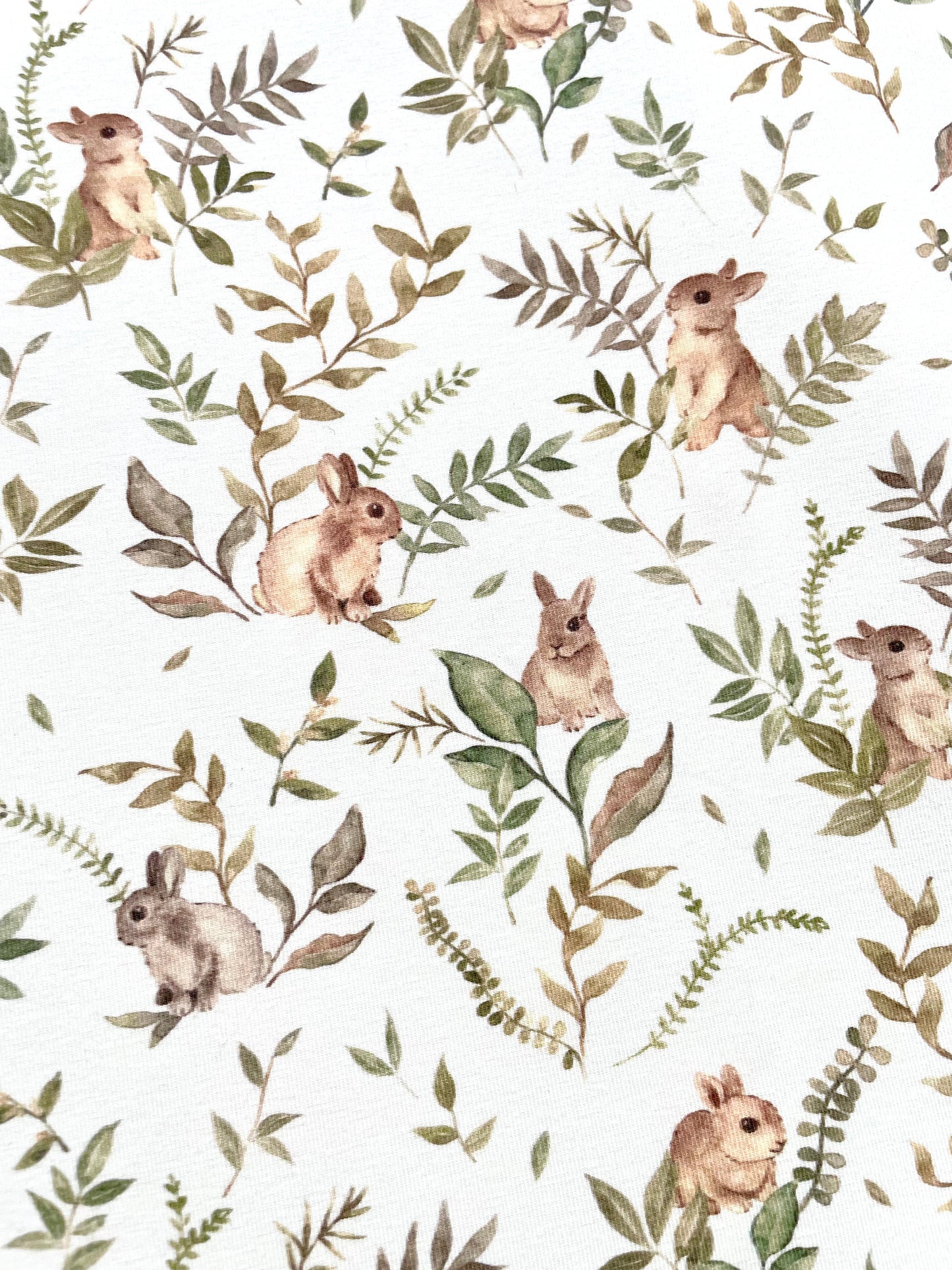 Bunny Botanical Trikåtyg