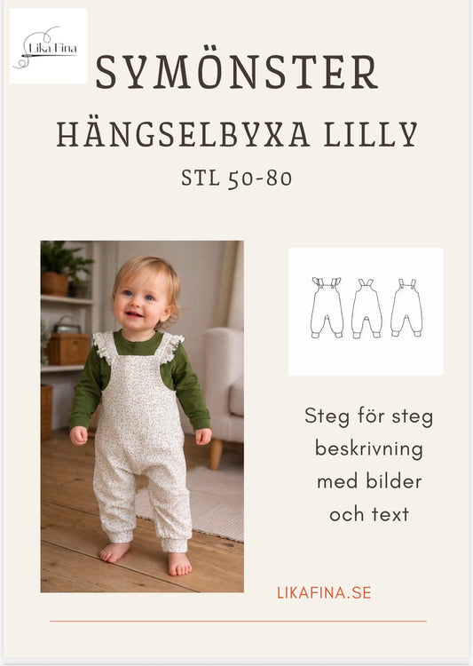 Symönster - Hängselbyxan Lilly Stl 50-80