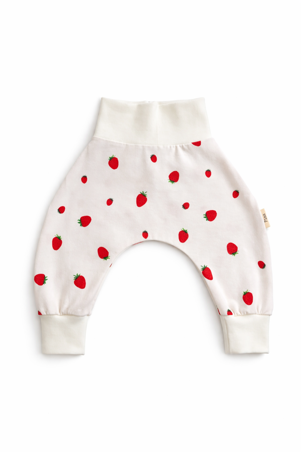 Baggypants i jordgubbetyg Stl 62/68