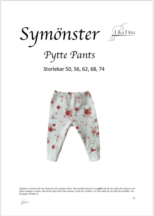 Symönster Pytte Pants Stl 50, 56, 62, 68, 74