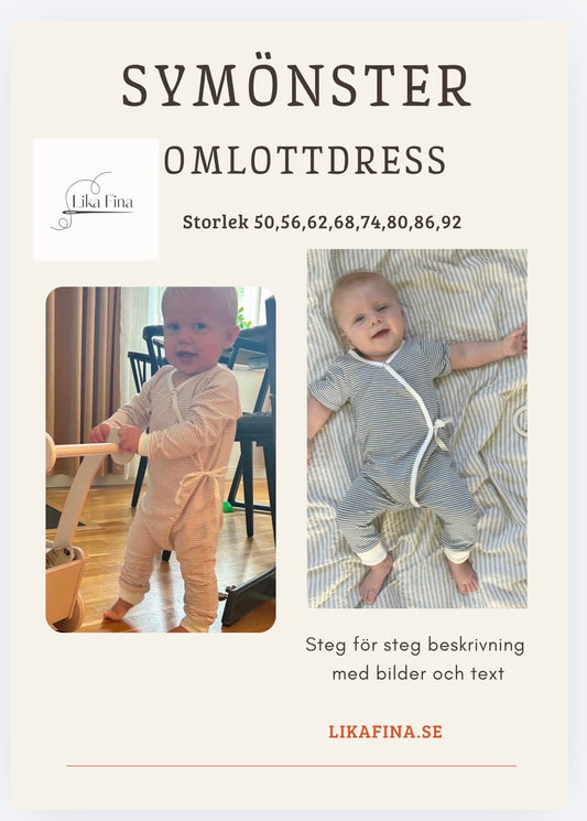 Symönster Omlottdress Stl 50-92