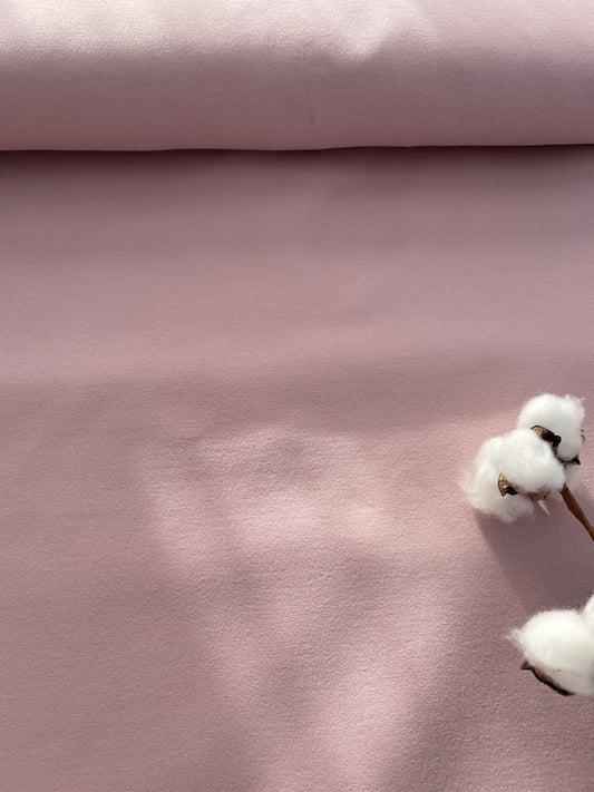 Trikåtyg Old pink, ekologisk bomull