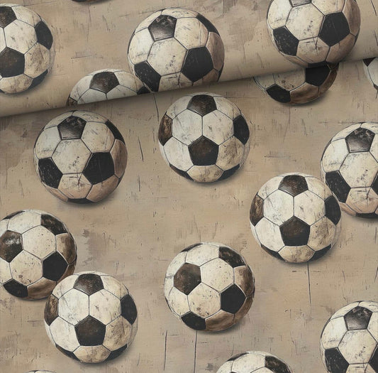 Trikåtyg fotbollar