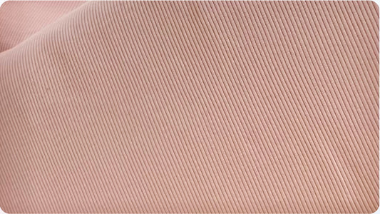 Ribbad Jersey Nude Pink