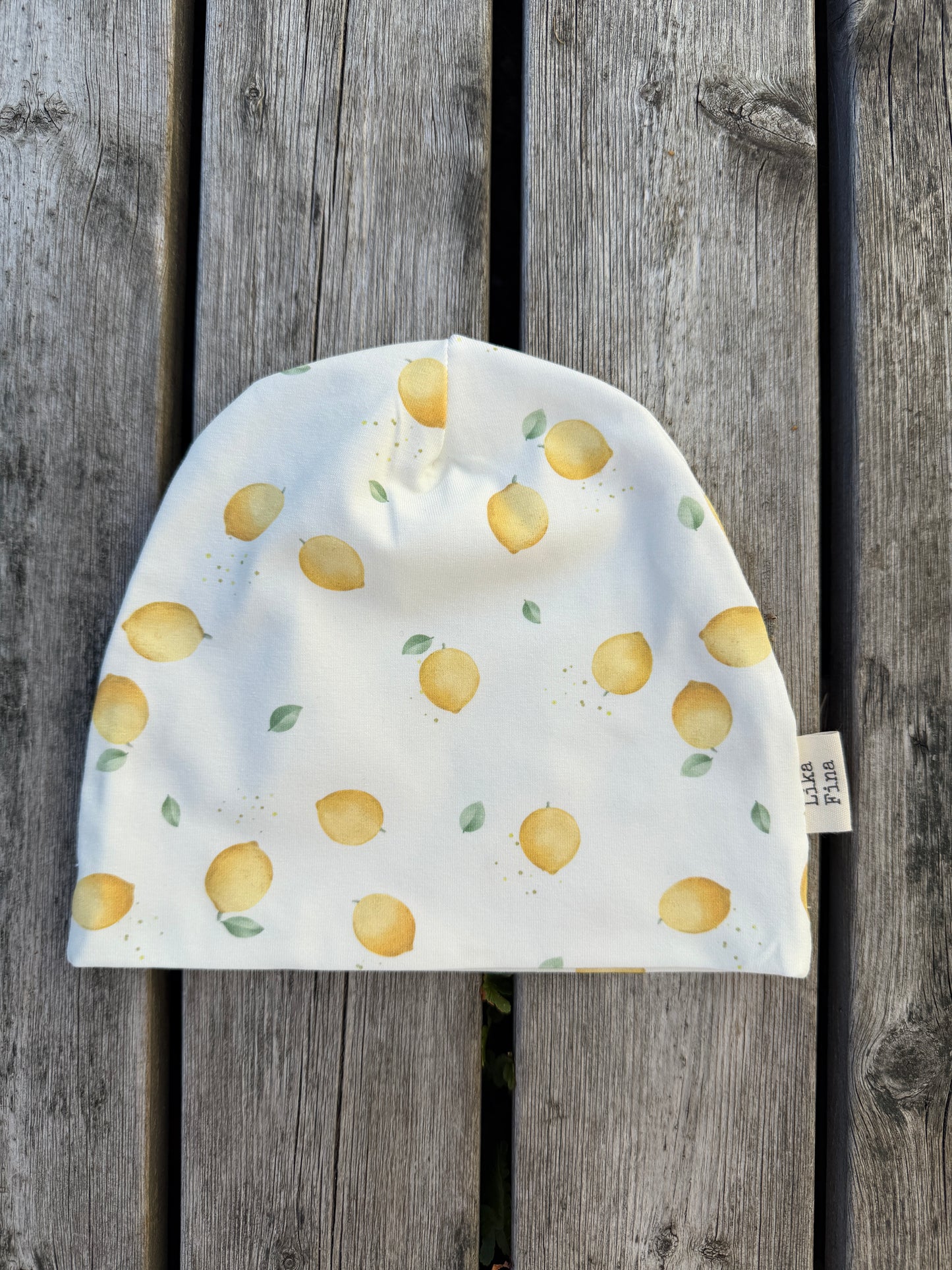 Mössa med citroner