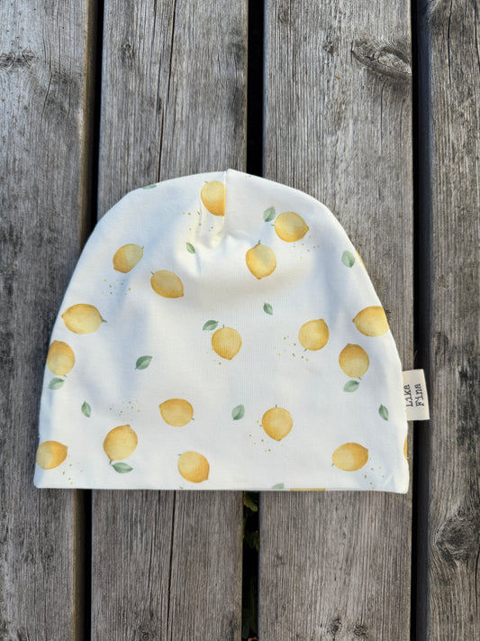 Mössa med citroner