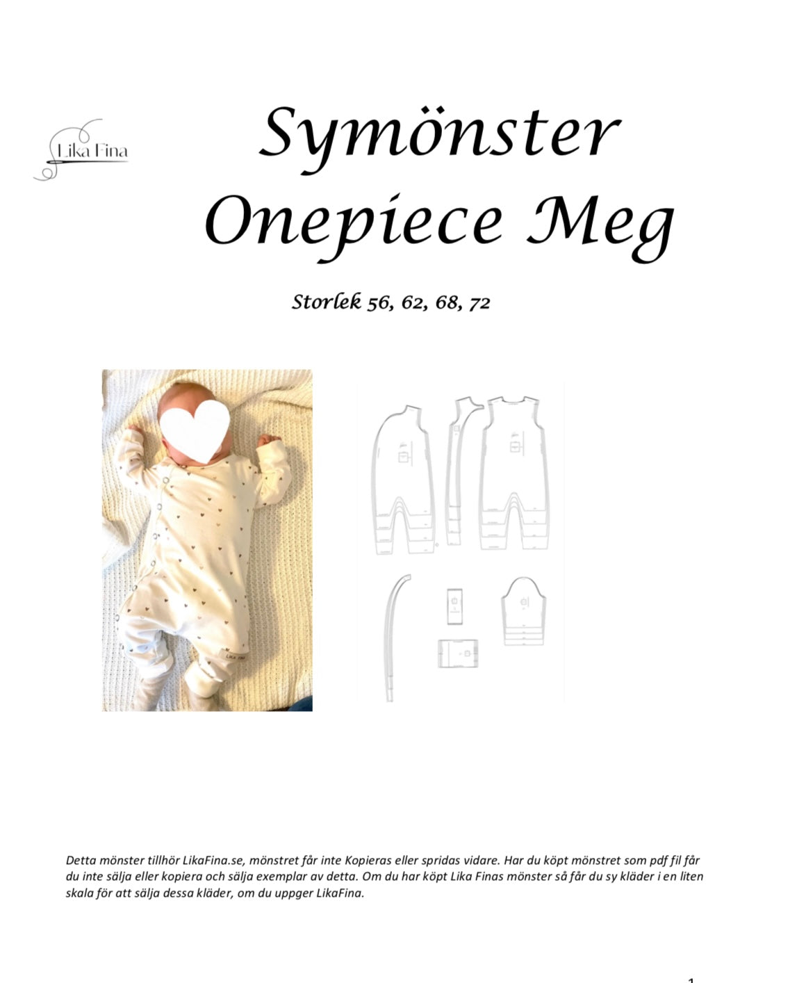 Symönster Onepiece Meg