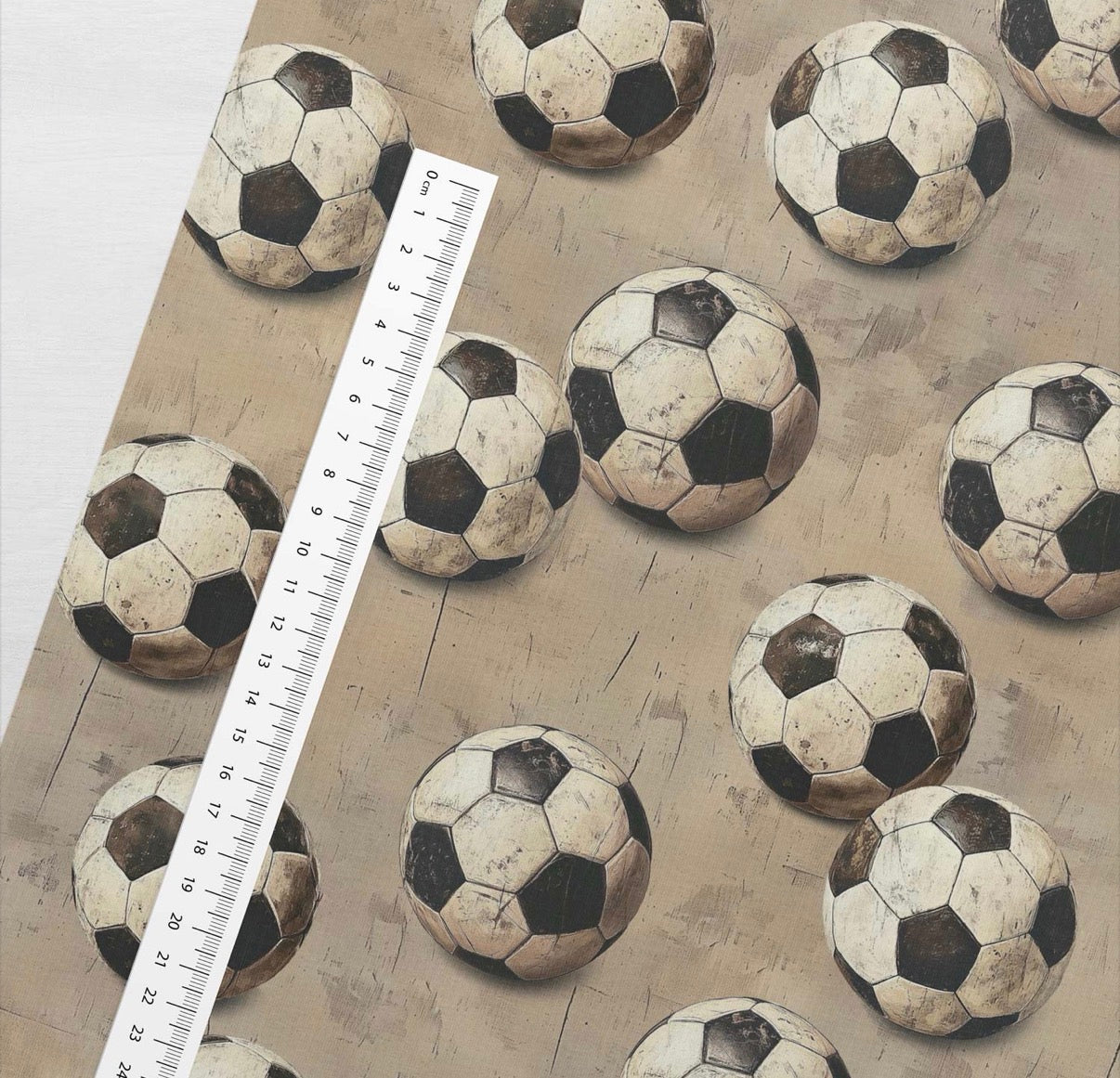 Trikåtyg fotbollar
