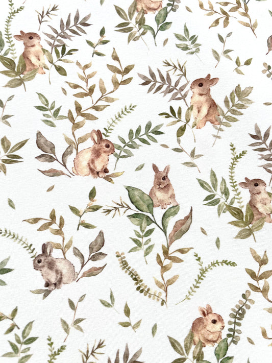 Bunny Botanical Trikåtyg